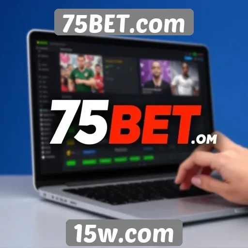 Análise da interface do usuário em 75BET.com